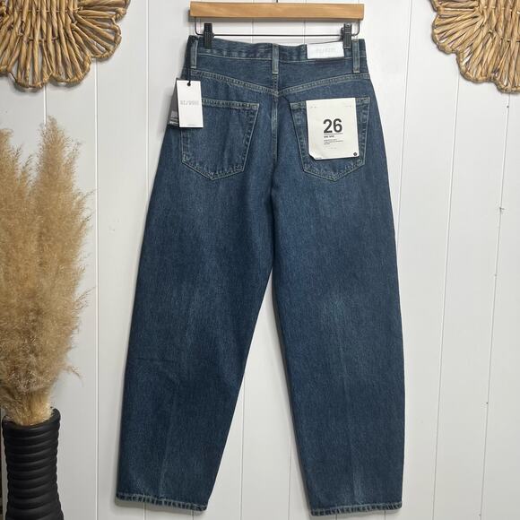 Re/Done Dark Blue Flare Jeans - Picture 5 of 7